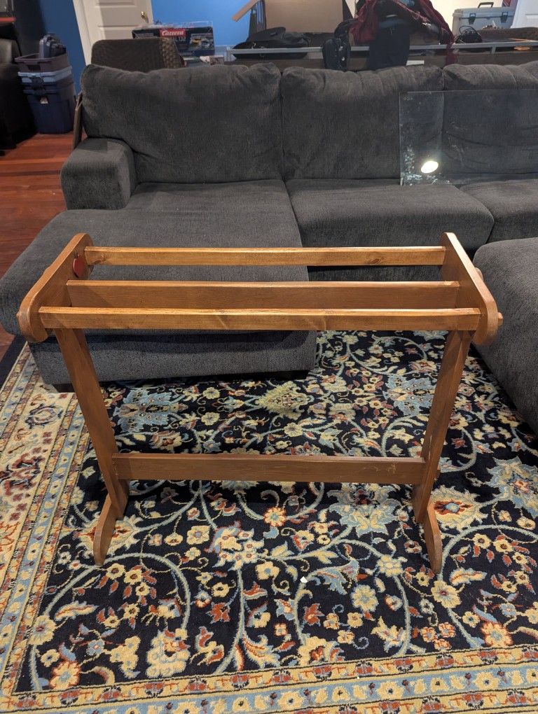 Vintage multi comforter hanger