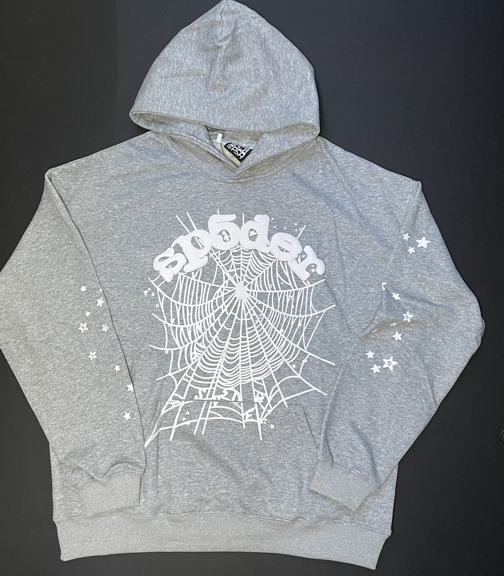 Sp5der Grey Hoodie