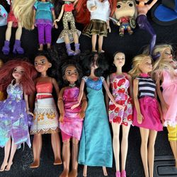 Five (5) barbies for only $20.00