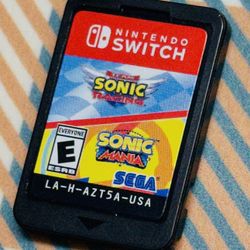 Sonic 2 in 1 Sonic Mania and Team Sonic Racing Double Pack Nintendo Switch I190