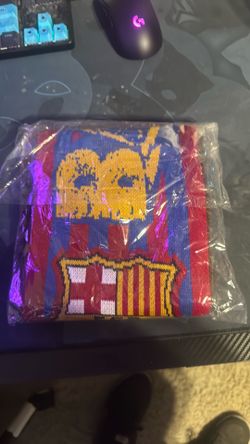 MINT NEW SEALED Travis Scott Cactus Jack Barcelona Football Club Scarf Barca FCB
