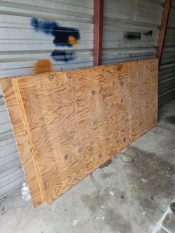 4' x 8' x 1x2" plywood