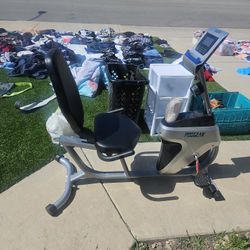 Recumbent exercise bike