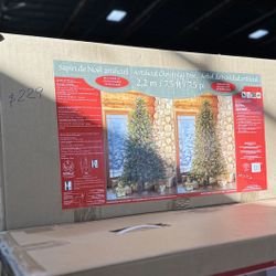 Christmas tree 7.5 ft LED artificial full shape premium holiday Costco Liquidation 🔥