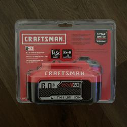 Craftsman 20 V Lithium Ion Battery