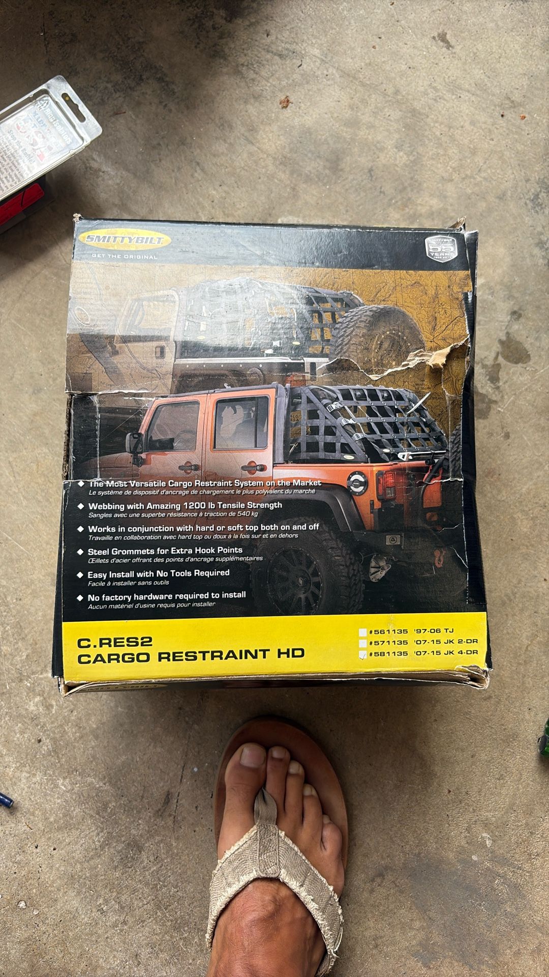 Jeep Jku Cargo Net New