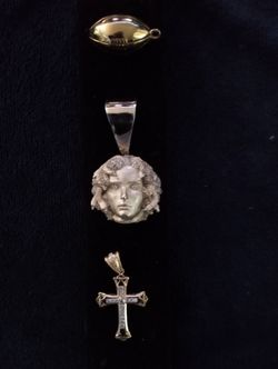 Three 10k Gold Plated Charms