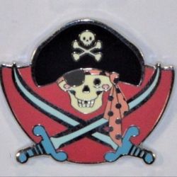 Disney Kingdom Of Cute Pirates Of The Caribbean Pin 