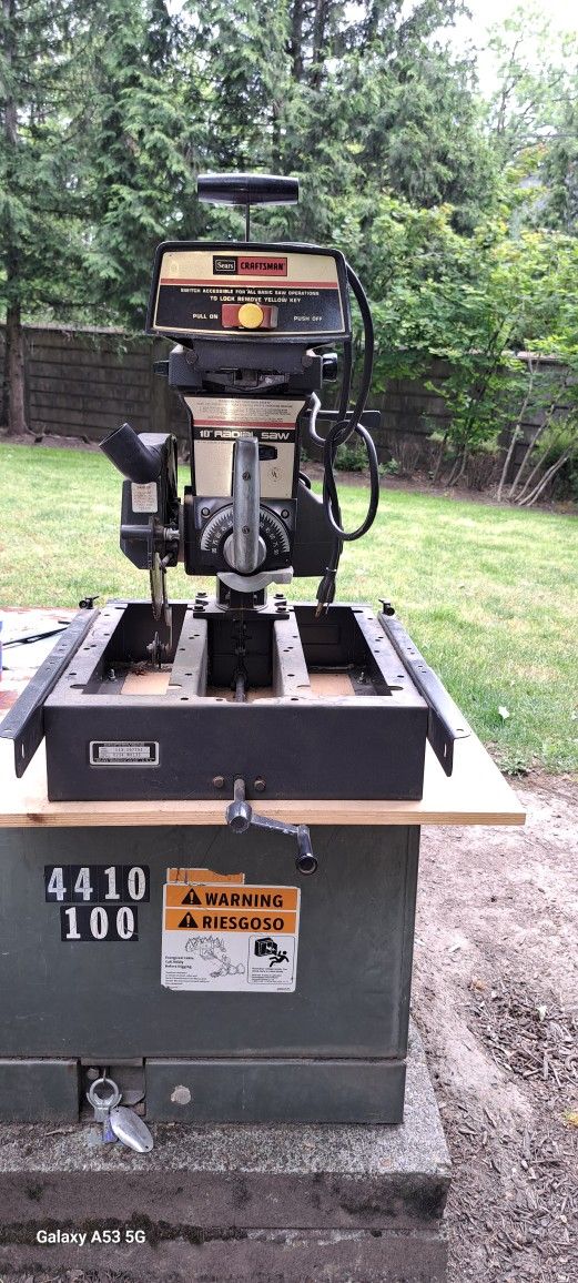 Craftsman Radial Saw