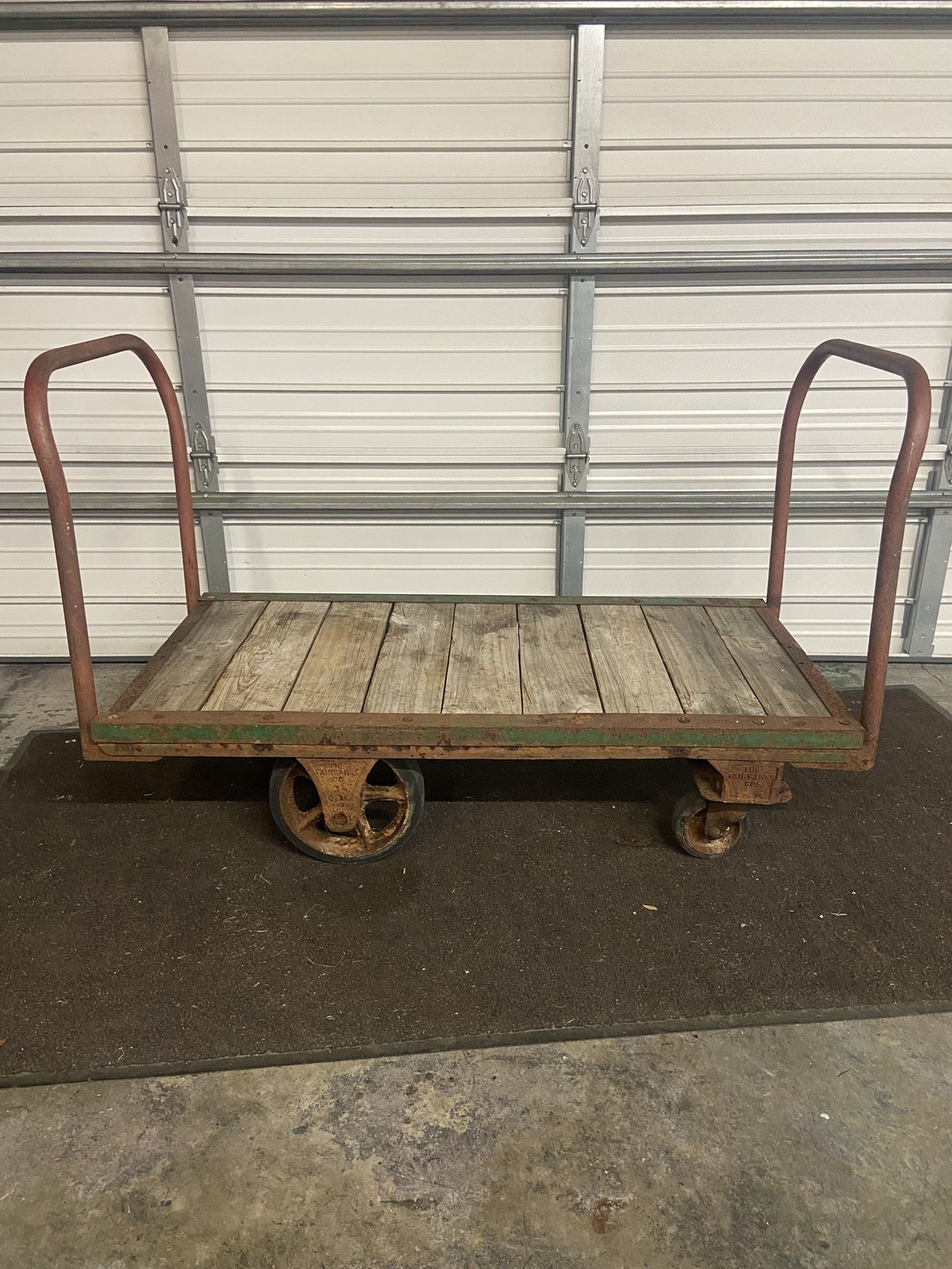 Antique Trolley Cart