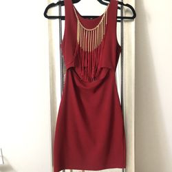 Women’s Red Mini Dress Size S