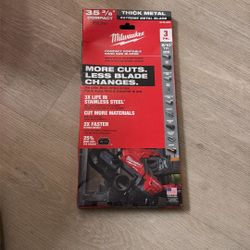 Milwaukee Compact Band Saw Blades (3-Pack) – New