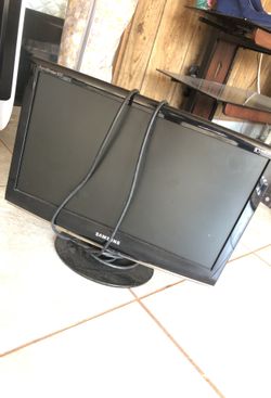 Samsung TV monitor.