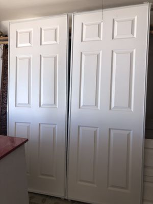 Two Sets Of 6 Panel Sliding Closet Doors One Pair 30 Each And One Pair 36 Each X 79 High For Sale In Scottsdale Az Offerup