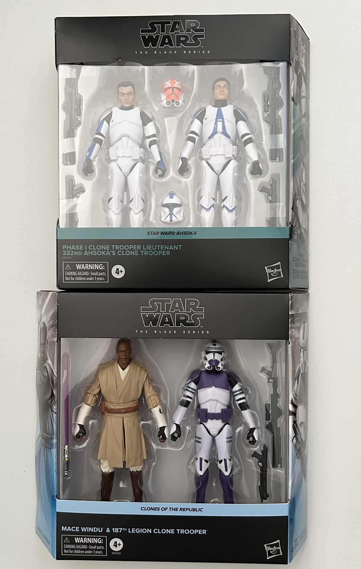 Star Wars The Black Series Clone Trooper 2 Pack Bundle