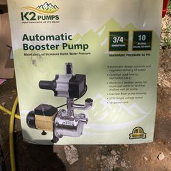 k2 PUMPS AUTOMATIC BOOSTER PUMP