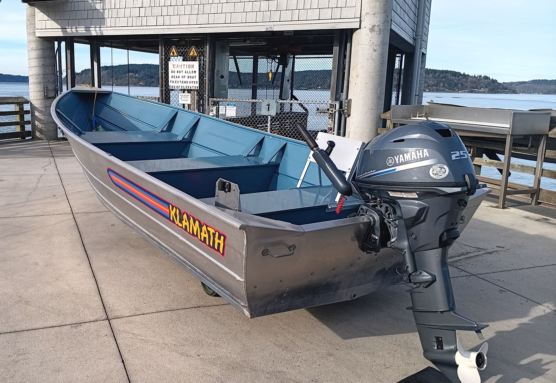 15’ Klamath Advantage Boat & 25hp Yamaha LS Outboard Motor 