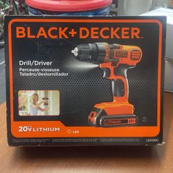 Black & Decker 20V Drill/Driver