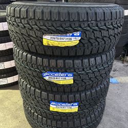 265/70/17 Accelera AT New Tires Installed And Balanced🛞✅
