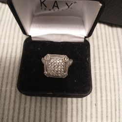 925 Ring  With Diamonds