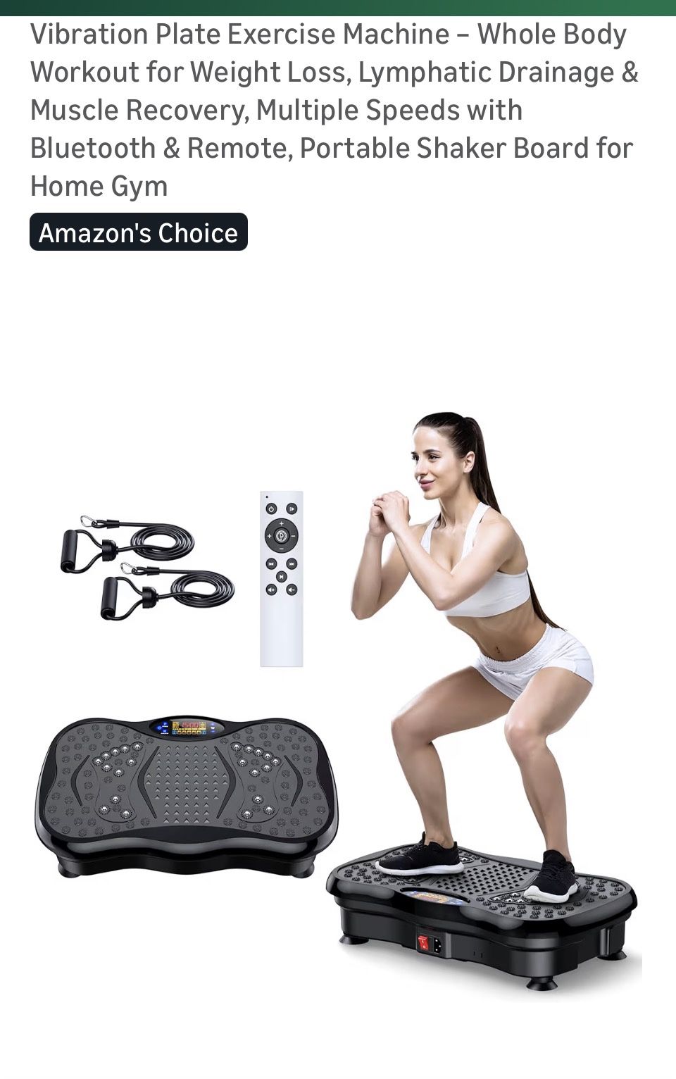 Exercise Vibrate Plate Platform
