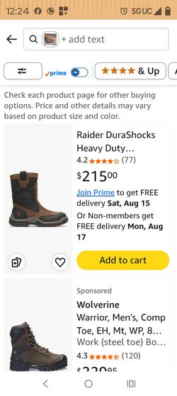 Wolverine durashocks flex water proof