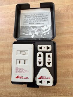 Rival Travel Club Voltage Converter Adapter Set