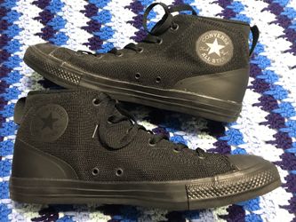 New Converse All Stars all black