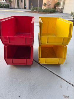Uline Stackable Storage Bins