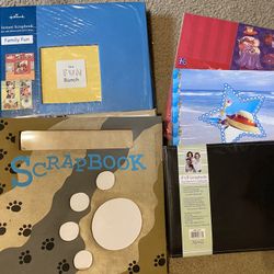 4 Scrapbooks & accessories bundle