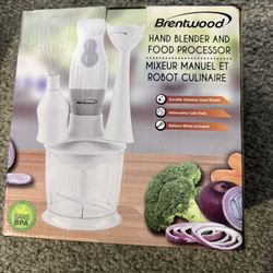 2-Speed Hand Blender and Food Processor 