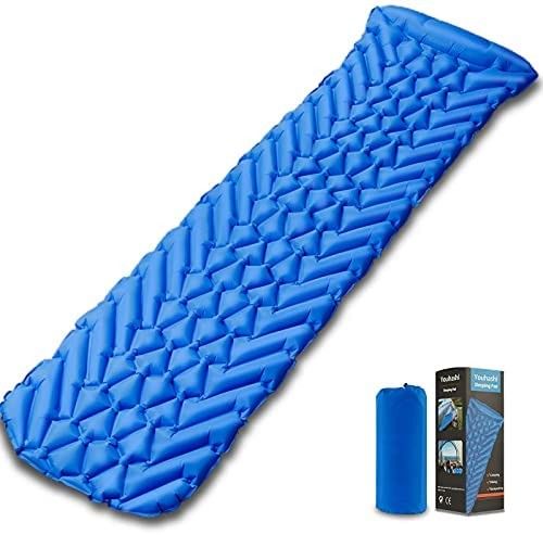 Camping Sleeping Pad, Ultralight Sleeping Mat for Backpacking, Hiking Air Mattress - Extra Long, Lightweight, Inflatable & Compact Camp Sleep Mat