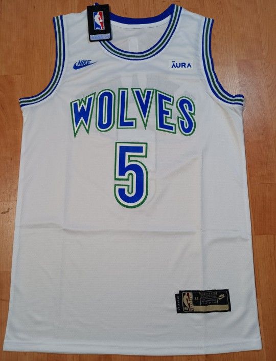 Anthony Edwards Minnesota Timberwolves White Jersey