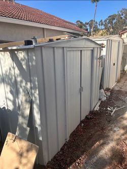 2 metal sheds. Already broken down.