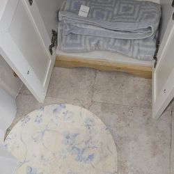 White Bathroom Shelf