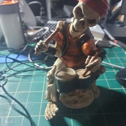 Skellington Drummer Figurine 