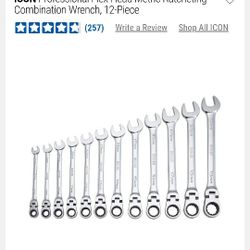 Icon 12 Piece Set Ratchet Flex Head