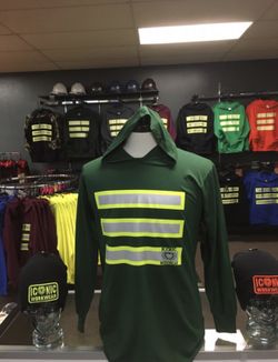 High Visibility Long Sleeve With Hoodie
