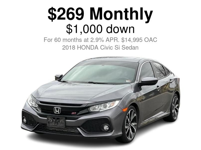 2018 HONDA Civic Si Sedan