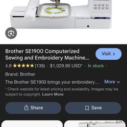 EMBROIDERY MACHINES