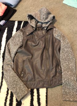 Faux leather jacket from Dry Goods