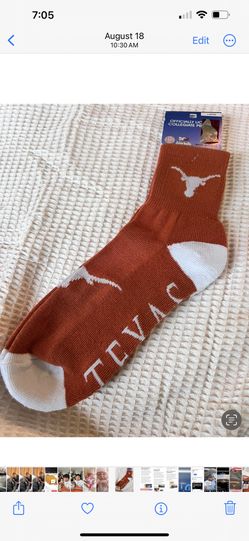 Texas Longhorn socks