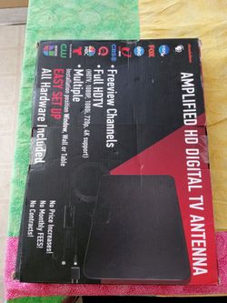 AMPLIFIED HD DIGITAL ANTENNA FREEVIEW CHANNELES FULLHD 1080P, 1080i, 720P, 4K