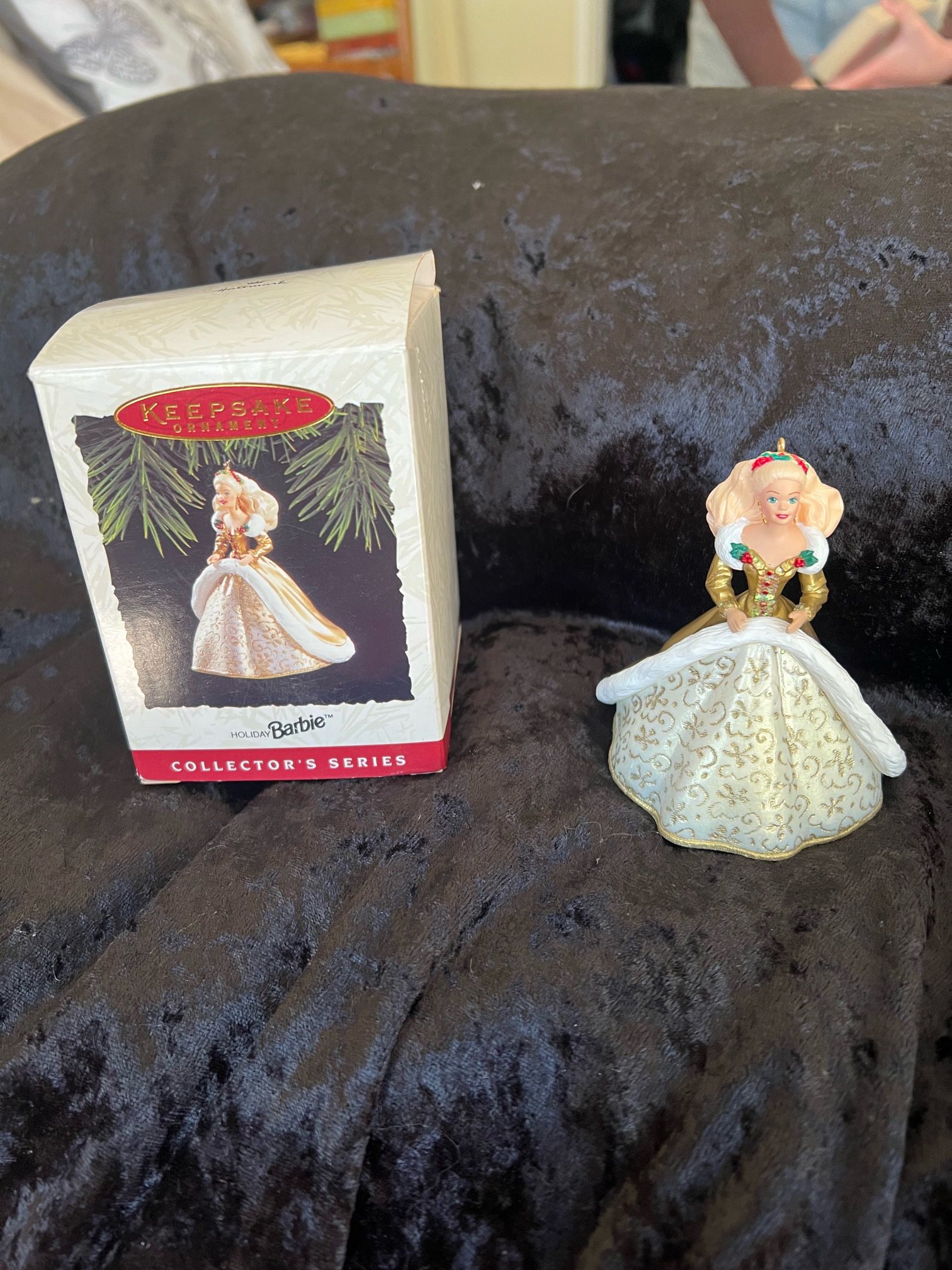 Hallmark Keepsake Ornaments Holiday Barbie Wearing A Spectacular Holiday Gown 94