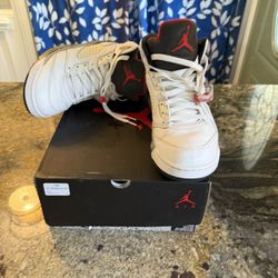 Jordan 5 White Cement Sz 11