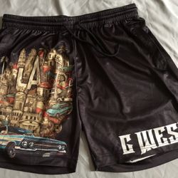 New G-west Mesh Shorts With Pockets Size Medium