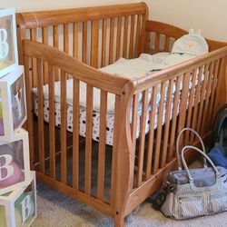 Wooden Frame Crib