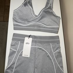 Alo Yoga Heart Throb Top & Legging Set