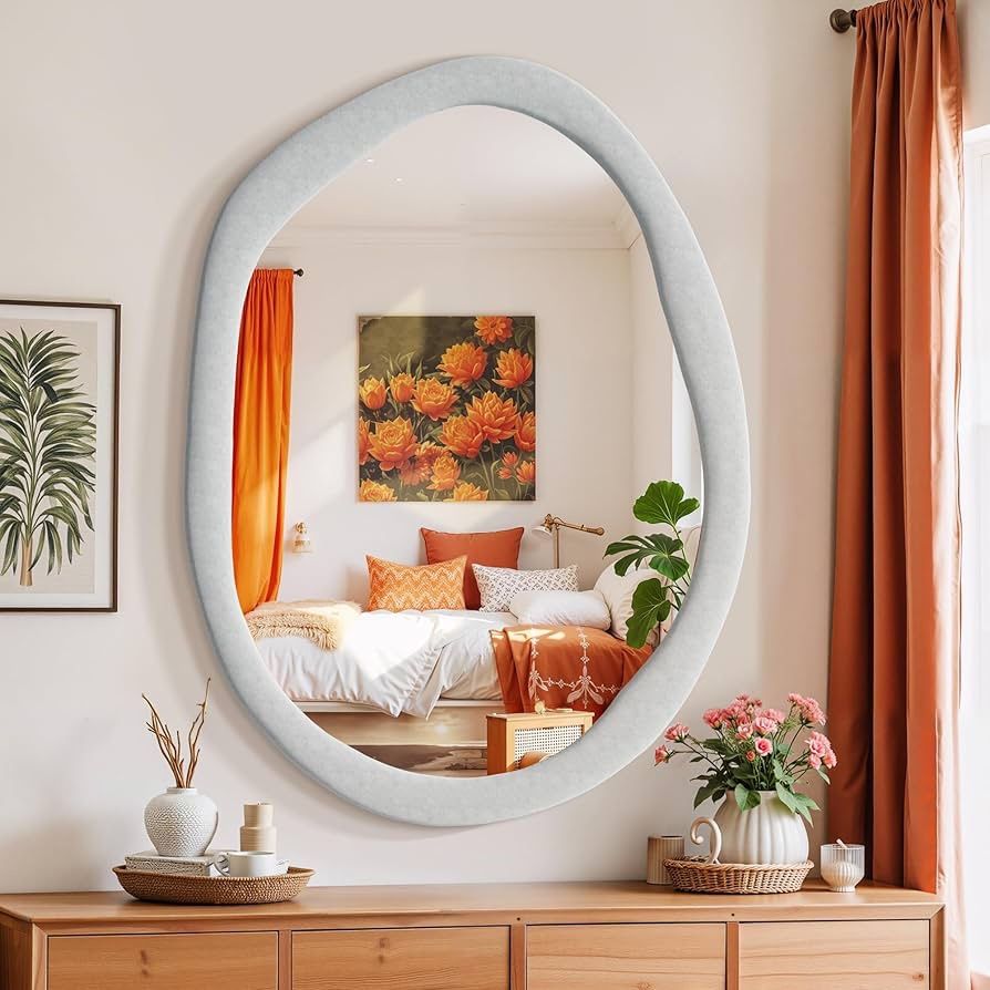 Irregular Asymmetrical Wall Mirror