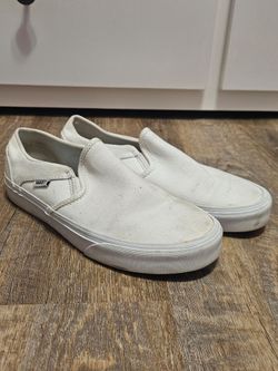 White Vans  Women's size 7.5